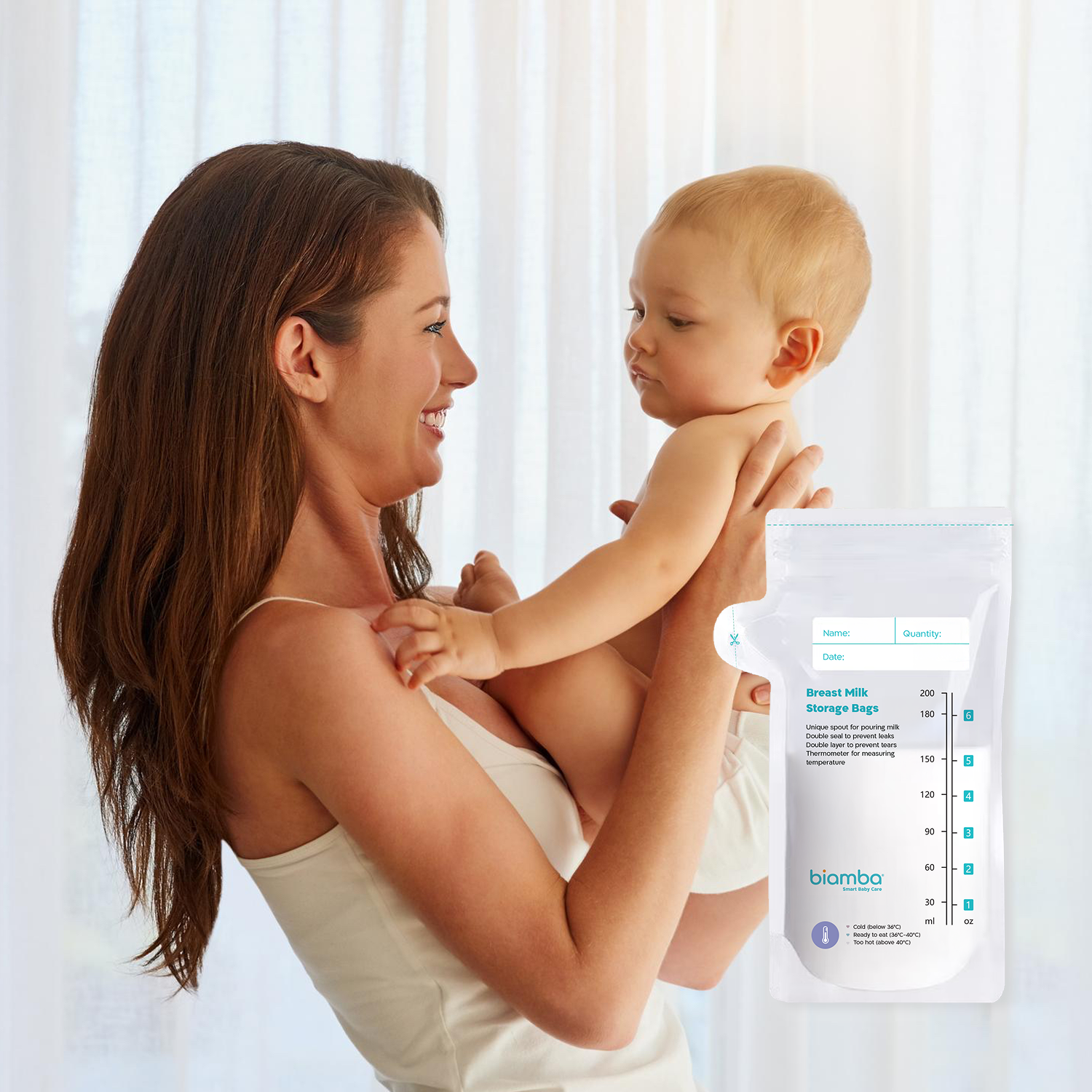Breast milk storage bags